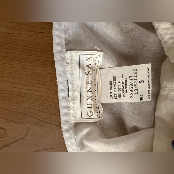 Vintage Gunne Sax 2 piece dress / lace slip and lace peignoir set - Picture 9 of 16